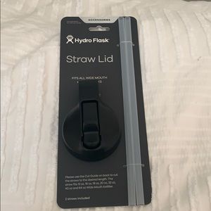Hydro Flask Straw Lid ONLY New comes with 2 straws